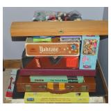 Vtg-Newer Board Games & More w/ Monopoly, Clue