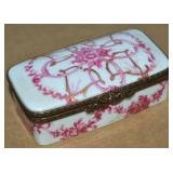 Royal Limoges Decor Louis XV Hinged Trinket Box