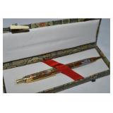 Vtg Chinese Cloisonne Pen in Box