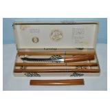 Vtg Japan Cherry Wood & Stainless Samurai Sword