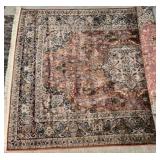 Chinese Silk on SIlk Hereke Birds & Florals Area