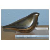 Vtg Dansk-style Silverplate Metal Bird on Acrylic