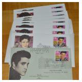 (11) Elvis Presley First Day Issue 29c Stamps