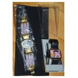 (2) Elvis Presley Collector Watches w/ 29c Stamp +