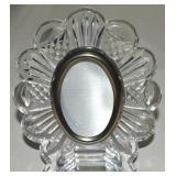 Waterford Irish Crystal Oval Fanned Picture Frame