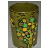 MCM Fitz & Floyd Green & Yellow Birds & Trees