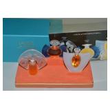 Lalique France Crystal Les Flacons Miniatures w/