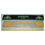 (2) Collectible Rubber Runner Bar Mats: High Noon