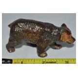Vtg Austrian Copper on Solid Bronze Bear Figure