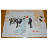 Vtg Maxim's Paris Restaurant Menu by SEM Some