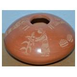 Alfred Aguilar San Ildefonso Pueblo NM Redware
