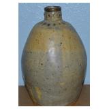 Signed Art Pottery Stoneware Jug / Jar 8.25' tall