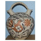 Large 14' Tall Acoma NM Pueblo Polychrome Pottery