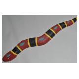 Richard Luis Davila American Folk Art Signed Snake