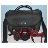 Nikon D3300 Red DSLR Camera Body Only, 16gb Memory