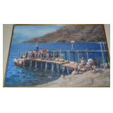 Eric Michaels Signed PSA Pastel & Watercolor Fine