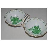 Herend Rothschild Porcelain Chinese Bouquet Green
