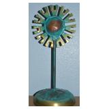 John Brommel Signed Aztec Sun Patina on Copper