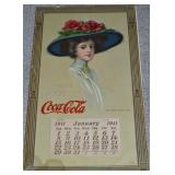 Original 1911 Coca Cola Hamilton King Calendar