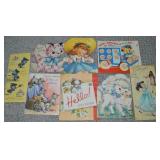 Collection of Vintage Birthday Cards w/ Animals