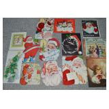 Collection of Vintage Christmas Cards w/ Santa