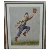 Jim Daly Signed LE The Winning Catch Baseball