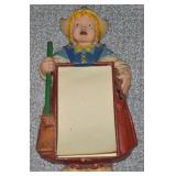 Vtg Hampden Novelty Co Dutch Girl Kitchen Reminder
