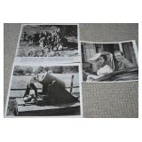 (3) Vtg Hollywood Press Photos/Lobby Card w/ John