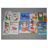 Collection of Vintage Christmas Cards w/ Santa