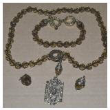 Heidi Daus Swarovski Crystal Drop Pendant Necklace