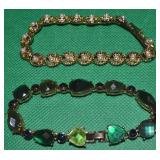 (2) Vtg Bracelets : Liz Claiborne + USA