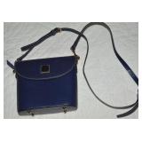 Dooney & Bourke Blue Saffiano Leather Binocular