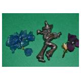 (3) Vintage Brooch Lot