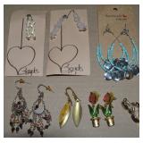 Collection of Vtg-Contempo Pierced Earrings
