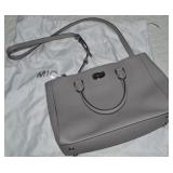 Michael Kors Kellen Medium Saffiano Gray Leather