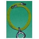 Simon Sebbag 925 Sterling & Multistrand Leather