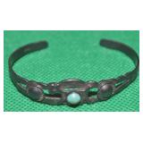 Vtg Native American 925 Sterling Figural Turquoise