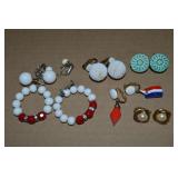 (6) Clip & Screwback Earring Pairs