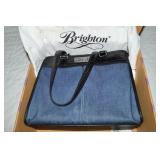 Brighton Lindsey Black Leather & Denim H3113