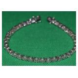 PAJ 925 Sterling CZ Tennis Bracelet 7.5"