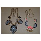 (2) Contempo Chunky Necklaces: J Crew + Baublebar