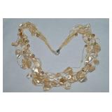 925 Sterling Clasp Multistrand Pearl & Shard