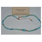 Sundance 925 Sterling Turquoise Spice Necklace