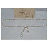 Sundance 925 Sterling Procession Pearls Necklace