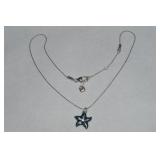 Brighton Silvertone Starfish Pendant Necklace