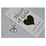 Waldeck Jewelers 14k Heart of Gold on 925 Sterling