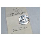 DVB 925 Sterling James Thurber Dog Pendant