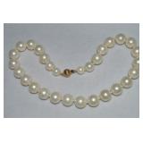 Danbury Mint 925 Sterling Chunky Graduated Pearl