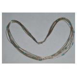 Rising Sun 925 Sterling Liquid Silver 10 Row