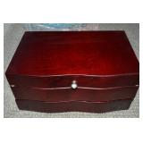 Contempo Walmart Cherry Tone Jewelry Box